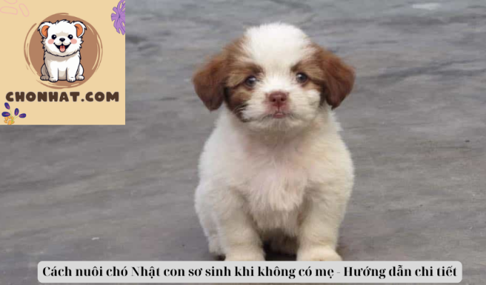 Cách nuôi chó Nhật con sơ sinh khi không có mẹ - Hướng dẫn chi tiết